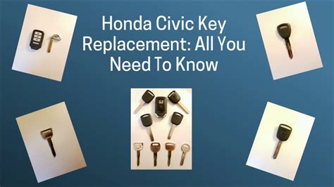 honda civic rfid chip|Honda Civic spare key replacement.